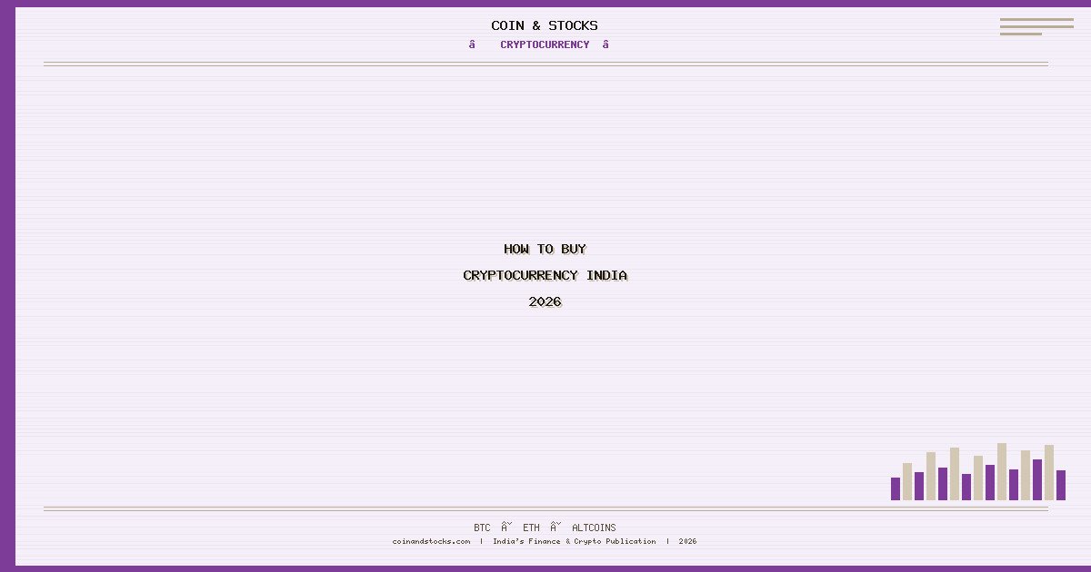 How To Buy Cryptocurrency India 2026